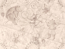 Персиковые фотообои Factura FAUNA CIRCUS 4